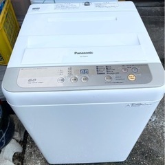 【配送可】パナソニック 洗濯機 6kｇ NA-F60B10 20...