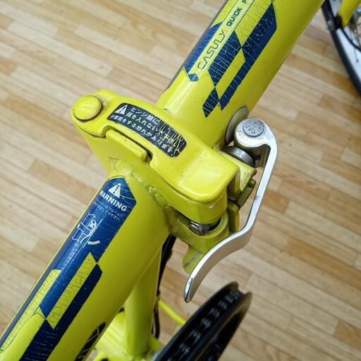 ☆ジモティ割あり☆ 折りたたみ自転車 ギア付き 20インチ イエロー