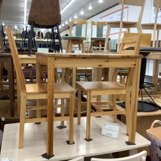 【2人掛け】ダイニング3点セットのご紹介です【トレファク東大阪箕輪店】