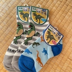 子ども用　靴下　恐竜　きょうりゅう
