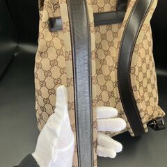 GUCCI バックパック 30238 GGキャンバス ベージュ 3754