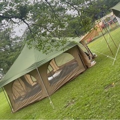 タケノコテント2 カーキ グランドシート付