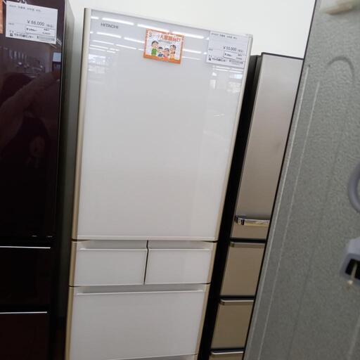 ★ジモティ割あり★ HITACHI 冷蔵庫 401L 18年製 ／クリーニング済み OJ4224