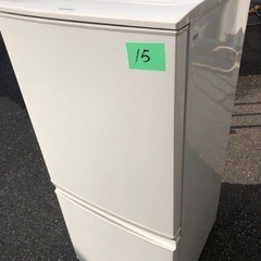 NO１５！！！北九州市内配送無料　保証付き　シャープ 冷蔵庫 つけかえどっちもドアタイプ 137L ホワイト SJ-D14B-W