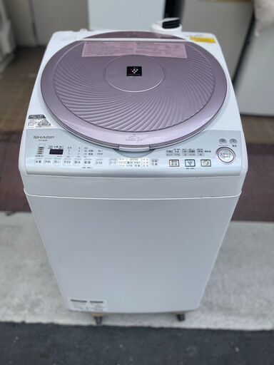 【値下げ】SHARP プラズマクラスター洗濯乾燥機 ES-TX820 2013年製