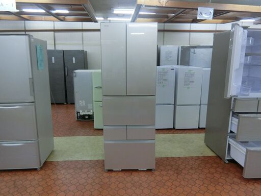 ID 184077　冷蔵庫6ドア　462L　東芝　２０１７年　GR-K460FD(ES)