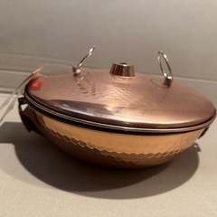 純銅製しゃぶしゃぶ鍋生活雑貨 調理器具 鍋、グリル