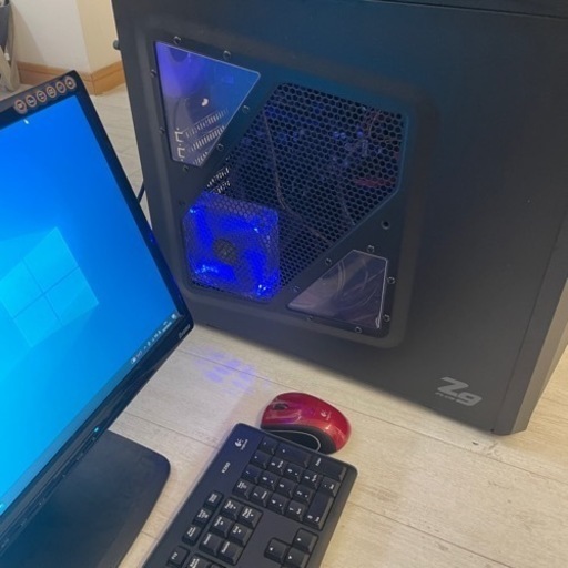 ☆ネオンブルー☆HDD増量中 ゲーミングPC】ヴァロラント・Apex◎現品