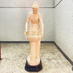 大理石製　A.Santini 　裸婦像彫刻