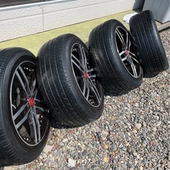 商談中 シャレン18インチ 取引き準備中 タイヤ付き