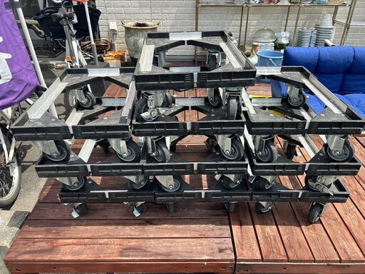 アルミ台車 10台 サンコー コンテナ台車 フリーキャリー 中古