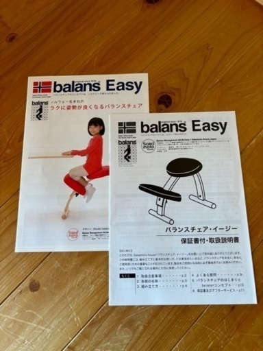 バランスイージー バランスチェア 姿勢矯正チェア ➀ 2026年分予約販売