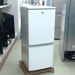 冷蔵庫　137L　2ドア　シャープ　SJ-14E7-KW　リユース品