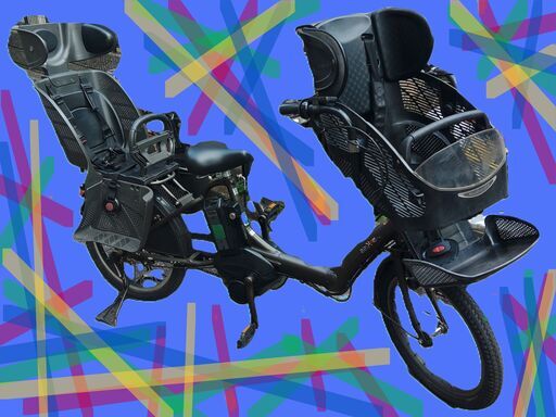 65️土日もお子様と土足のままいろいろなタイプの電動自転車のご試乗可能です。  ️電動自転車・リサイクル専門店　　ご試乗をしてから、ご購入できます。  ２０インチ、チャイルドシート、２人乗り、３人乗り、１人乗り電動自転車  バカ良心的な電動自転車屋１００日間・安心の無料点検・️無料交換保証サービス付き  後ろチャイルドシートを大きめのかごに変更のオプション無料です。  バッテリーは新品の９０％以上の性能です。  １回の充電で３０Ｋ