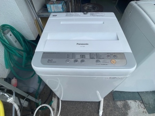 【リサイクルサービス八光】2016年製　パナソニック Panasonic NA-F50B9-S [全自動洗濯機 (5.0kg) シルバー]