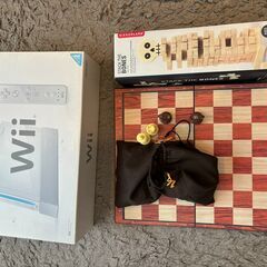 Wiiとソフト＋ジェンガ＋チェス