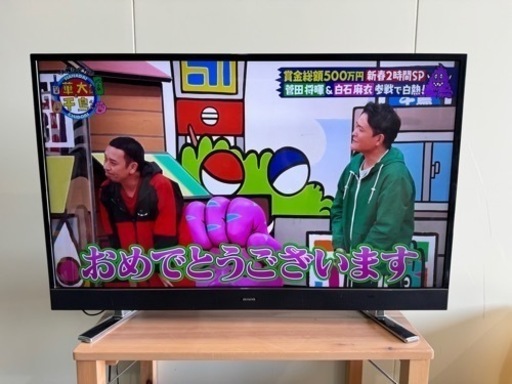 録画機能付 AIWA 液晶テレビ TV-43UF30H 43型 2019年製 4K対応 外付HDD対応 HDR対応 TV アイワ BC CS 43V