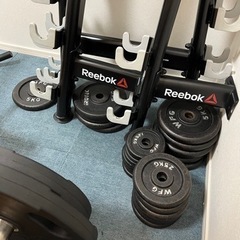 【受付終了】バーベル・ダンベルセット 180kg