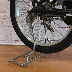 【完売御礼】【大人用】整備済 丸石 ふらっか〜ずキュートミニ 20型 中古自転車 たくさん荷物が積める 濃赤色  <自転車のオオムラ 静岡店>