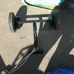 三笠プレートコンパクター、おまけ車付き