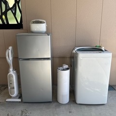 家電セット　冷蔵庫・洗濯機・掃除機・炊飯器・清浄機