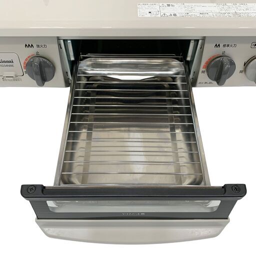 24C263_ジA 【2021年製】Rinnai リンナイ ガステーブル KG34NBEL LP