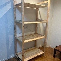 【ネット決済】IKEA IVAR パイン材　オープンシェルフ 棚