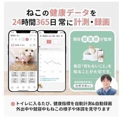 【中古品】カメラ付き　猫用トイレ