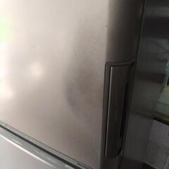 S76517 ドア 冷凍冷蔵庫 350L SJ-W352D-N 2018年 日本製 どっちもドア 左右開きタイプ 