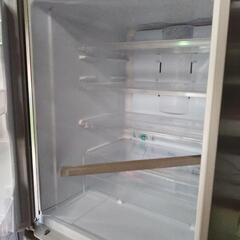 S76517 ドア 冷凍冷蔵庫 350L SJ-W352D-N 2018年 日本製 どっちもドア 左右開きタイプ 
