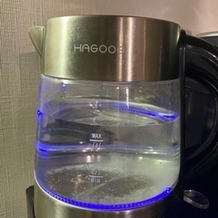 HAGOOGI 電気ケトル 1.0L ガラス製