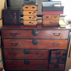 ビンテージ　和箪笥　昭和 レトロ アンティーク 箪笥 カン ※お値段交渉可能