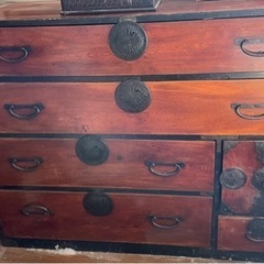 ビンテージ　和箪笥　昭和 レトロ アンティーク 箪笥 カン ※お値段交渉可能