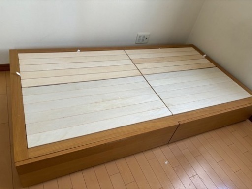 無印良品　収納ベッド シングルベッド　家具\n
