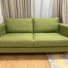 IKEA2人がけソファ　使用年数3年