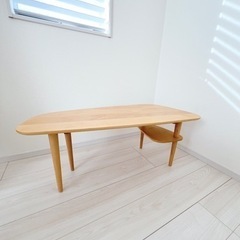 KEYUKA ケユカ ミースローテーブル 天然木 無垢材 ナチュラル