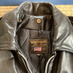 Vanson 革ジャケット　サイズ36 ポリスモデル？