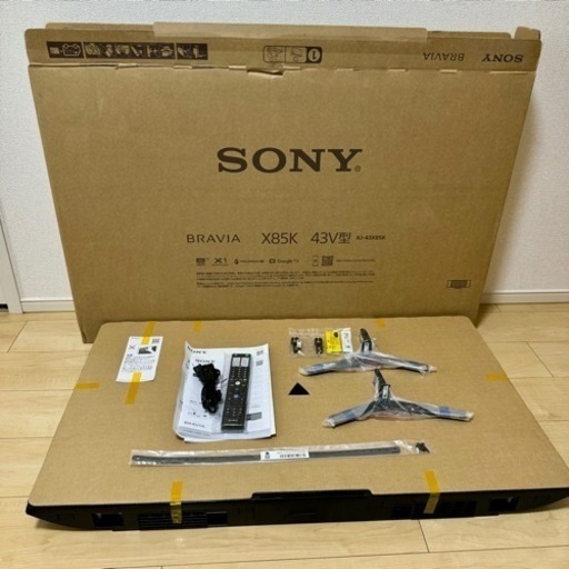 SONY ソニー  KJ43X85K 43V型 4K   ブラビア　液晶テレビ
