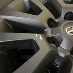 純正タイヤ トヨタ ホイール付き スペアタイヤ付き 5本 マットブラック