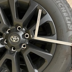 純正タイヤ トヨタ ホイール付き スペアタイヤ付き 5本 マットブラック