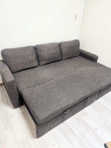 値下げ中 美品 定価6万 3人掛けソファ(ソファベッド)