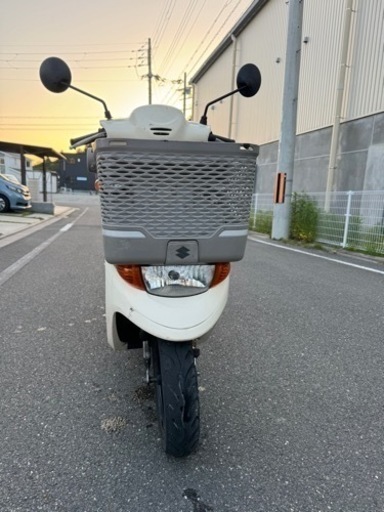 バイク スズキ　レッツ4バスケット
