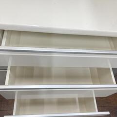 キッチンボート 食器棚 マルミツ 横幅 約104.5cm×奥行55cm×高さ200.5cmレンジボード ホワイト 食器棚 キッチン収納