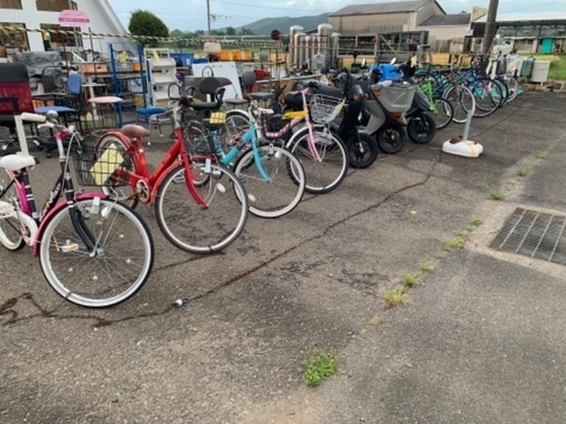 すぐ乗れる子供用・大人用自転車（値段はバラバラです）
