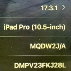 【ネット決済・配送可】Ipad Pro 10.5 inch, A...