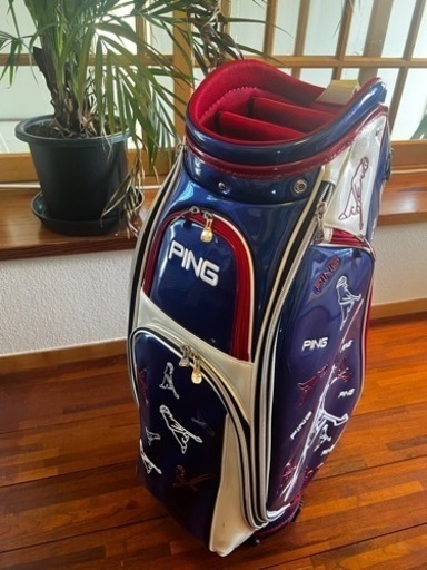 Ping ピン キャディバッグエナメル ゴルフ 中古品 PING エナメル