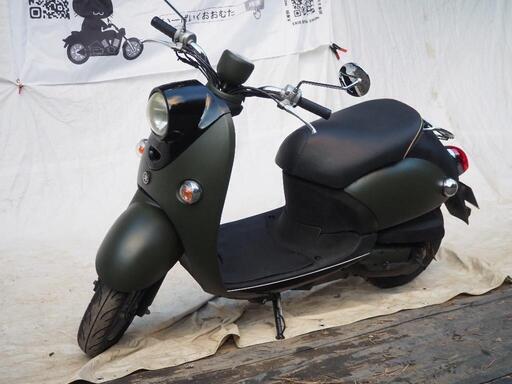 ビーノ50　マットダークグリーン　整備塗装済  YAMAHA\nサイドスタンド付き