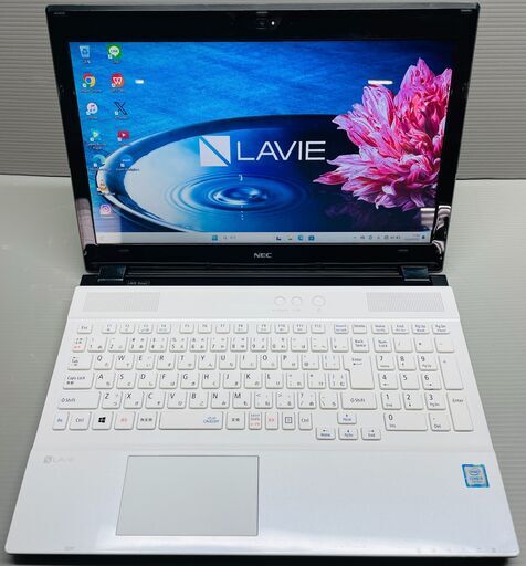 保証1ヶ月、インボイス対応、代引き発送可！Windows11、Core i5、SSD512GB(新品)、メモリ8GB、NEC製ノートパソコン、CD,DVD,ドライブ、カメラ、Bluetooth、ACアダプター付属、エヌイーシー、ラビー、ラヴィー、LAVIE