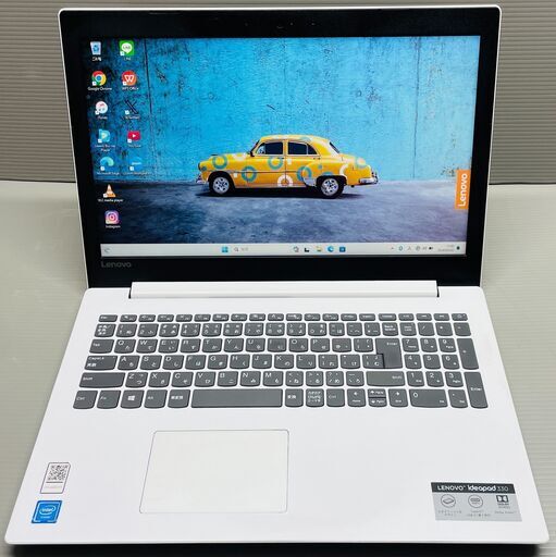保証1ヶ月、インボイス対応、代引き発送可！Windows11、Celeron、SSD256GB(新品)、メモリ８GB、Lenovo製ノートパソコン、CD,DVD,ドライブ、カメラ、Bluetooth、ACアダプター付属、レノボ、ノートPC