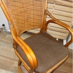 家具 回転 ナチュラル木材 椅子 チェア 